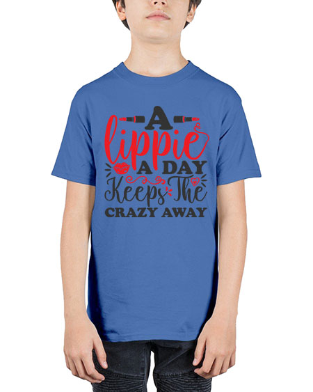 a lippie a day keeps the crazyaway Style 166# - beauty - fashion - Youth Tee Unisex