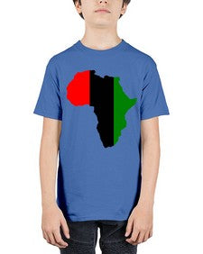 africamap 275# - black words and phrases - Youth Tee Unisex