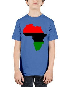 africamap 276# - black words and phrases - Youth Tee Unisex