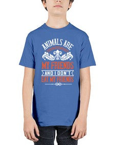 animals are my friends and i dont eat my friends 24# - vegan - Youth Tee Unisex