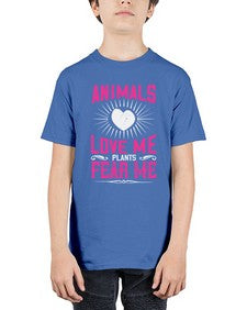 animals love me 27# - vegan - Youth Tee Unisex