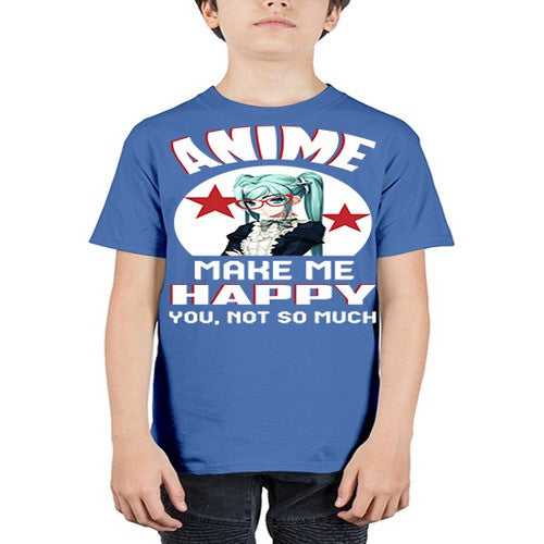 anime make me happy you not so much210# - anime - Youth Tee Unisex