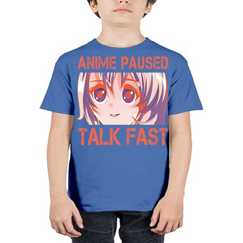 anime paused talk fast211# - anime - Youth Tee Unisex