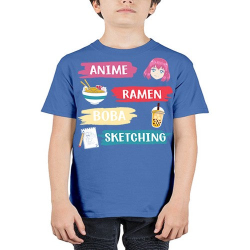 anime ramen boba sketching212# - anime - Youth Tee Unisex