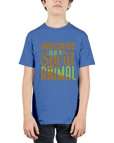 avocados are my spirit animal 32# - Avocado - Youth Tee Unisex