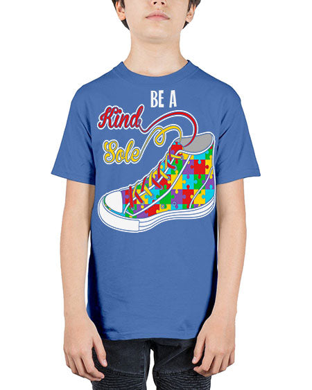 be a kind sole autism 59# - autism - Youth Tee Unisex