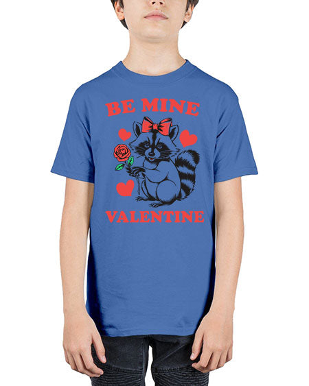 be mine valentine 3# - raccoon - Youth Tee Unisex