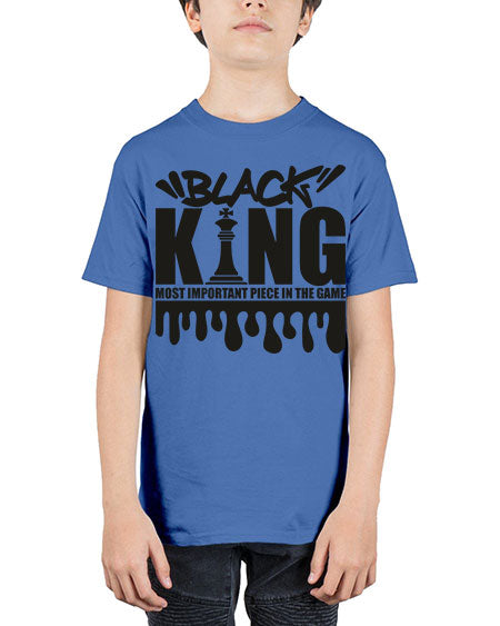 black king 214# - black words and phrases - Youth Tee Unisex