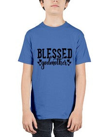 blessed godmother 103# - god parent - Youth Tee Unisex