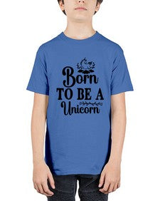 born to be a unicorn 67# - unicorn - Youth Tee Unisex