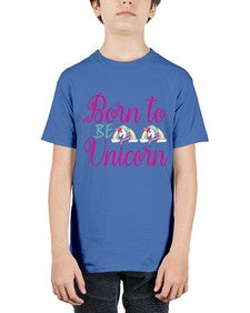 born to be unicorn 73# - unicorn - Youth Tee Unisex