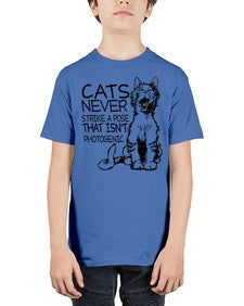 cats never strike a pose that isnt photogenic - cats - Youth Tee Unisex