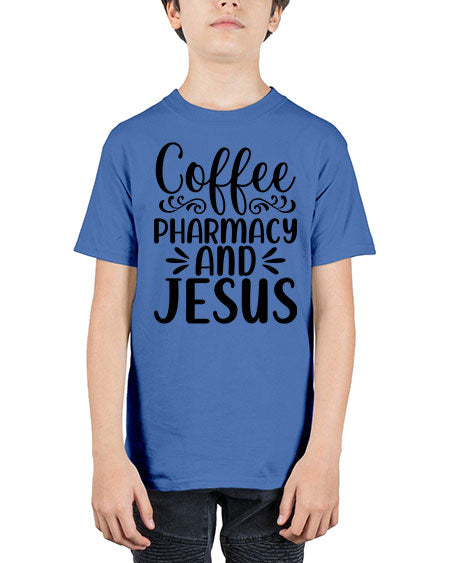 coffee pharmacy and jesus 661# - pharmacist - Youth Tee Unisex