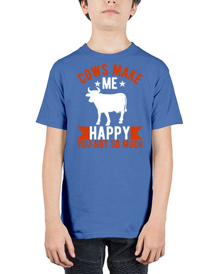 cows make me happy you not so much Style 5# - cow - Youth Tee Unisex