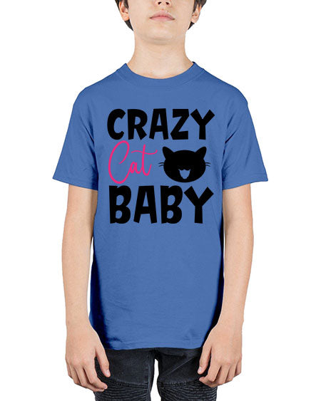 crazy cat baby Style 66# - baby - Youth Tee Unisex