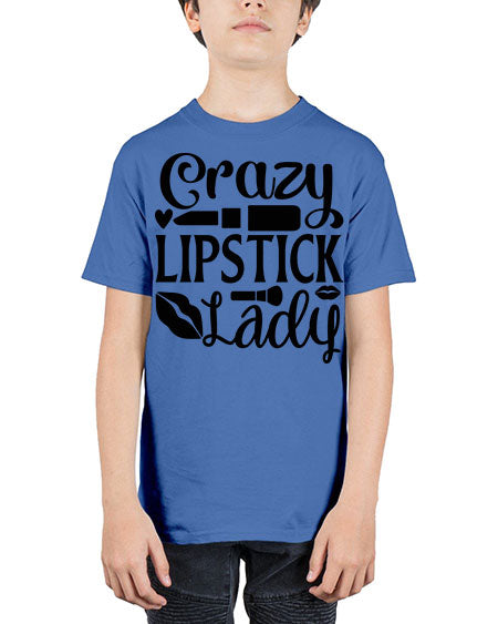 crazy lipstick lady 6# - beauty - fashion - Youth Tee Unisex