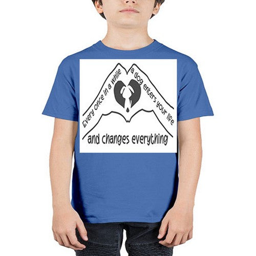 dog changes everything 75# - dogs - Youth Tee Unisex