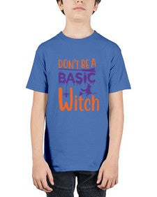 dont be a basic witch 45# - witch - Youth Tee Unisex