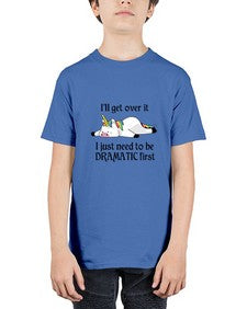 dramatic unicorn 96# - unicorn - Youth Tee Unisex