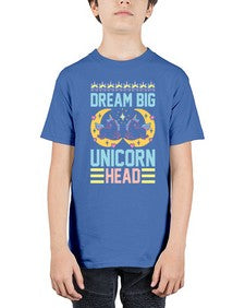 dream big unicorn head 113# - unicorn - Youth Tee Unisex