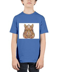 ethnic boar 417# - mandala - Youth Tee Unisex