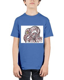 ethnic flamingo 423# - mandala - Youth Tee Unisex
