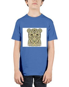 ethnic leopard 429# - mandala - Youth Tee Unisex