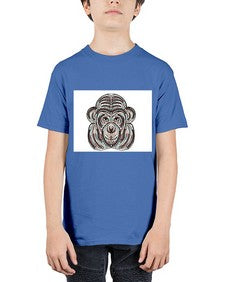 ethnic monkey 431# - mandala - Youth Tee Unisex