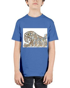 ethnic parrot 435# - mandala - Youth Tee Unisex