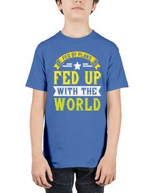 fed by plans fed up with the world 168# - vegan - Youth Tee Unisex