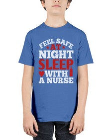 feel safe at night sleep with a nurse Style 776# - nurse - Youth Tee Unisex
