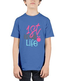 first grade design 121# - first grade - Youth Tee Unisex