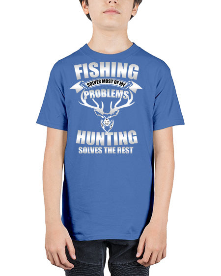fishing 29# - shark-fish - Youth Tee Unisex