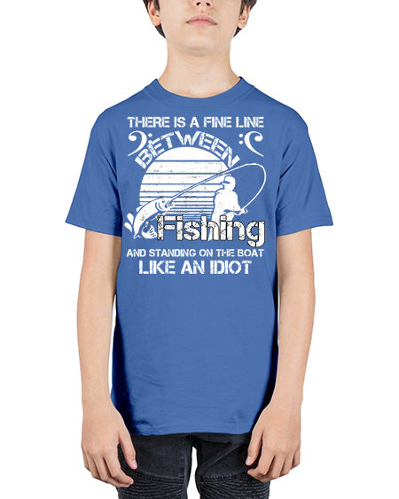 fishing 31# - shark-fish - Youth Tee Unisex