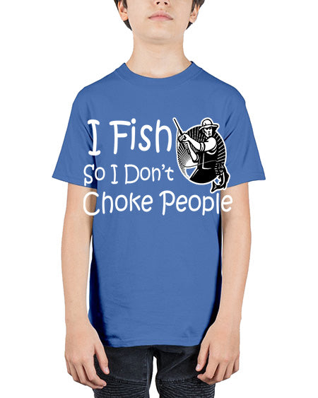 fishing 34# - shark-fish - Youth Tee Unisex