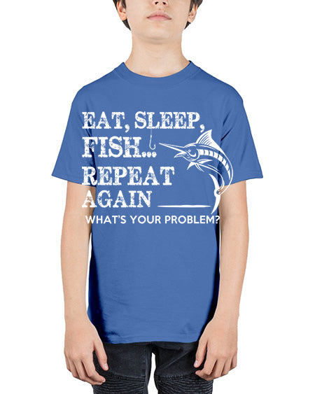 fishing 36# - shark-fish - Youth Tee Unisex