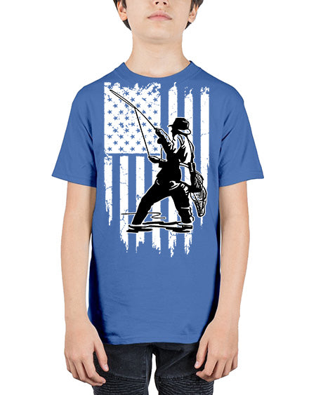 fishing 37# - shark-fish - Youth Tee Unisex
