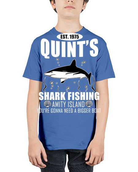 fishing 40# - shark-fish - Youth Tee Unisex