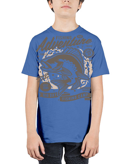 fishing adventure 51# - shark-fish - Youth Tee Unisex
