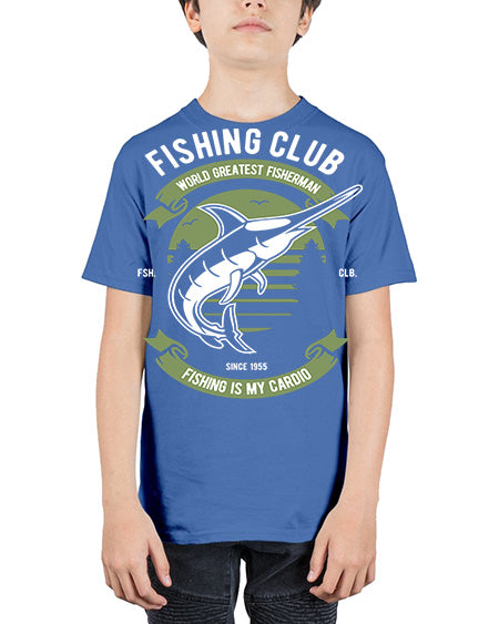 fishing club 50# - shark-fish - Youth Tee Unisex