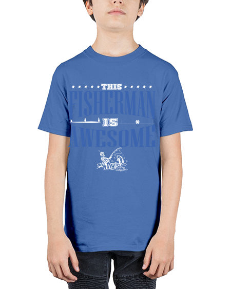 fishing transpernt png 71# - shark-fish - Youth Tee Unisex