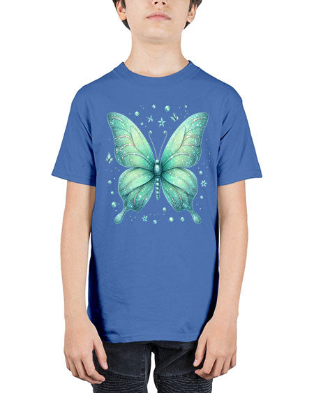 glitter butterfly 11# - butterfly - Youth Tee Unisex