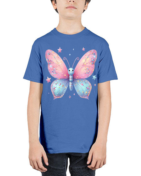 glitter butterfly 18# - butterfly - Youth Tee Unisex