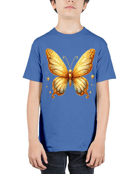 glitter butterfly 24# - butterfly - Youth Tee Unisex