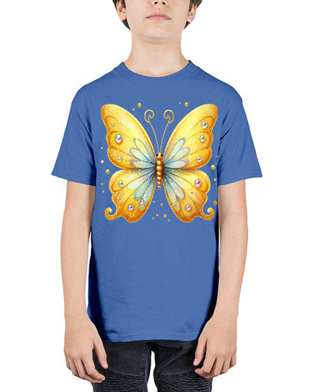 glitter butterfly 3# - butterfly - Youth Tee Unisex