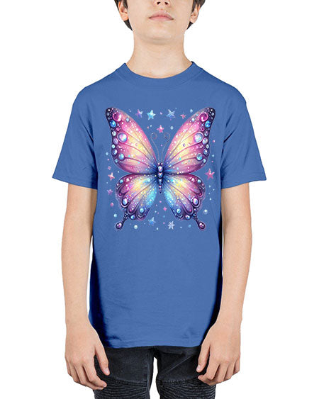 glitter butterfly 6# - butterfly - Youth Tee Unisex