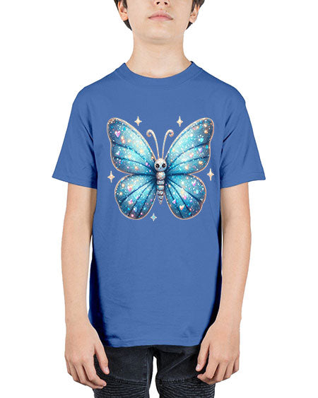 glitter butterfly 9# - butterfly - Youth Tee Unisex