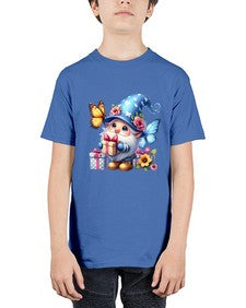 gnome with butterfly 03# - gnome - Youth Tee Unisex