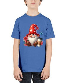 gnome with butterfly 12# - gnome - Youth Tee Unisex