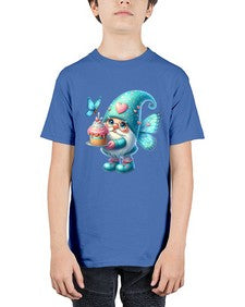 gnome with butterfly 20# - gnome - Youth Tee Unisex